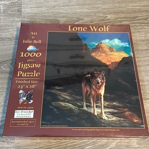 Lone Wolf 1000 pc Jigsaw Puzzle by SUNSOUT INC new sealed
